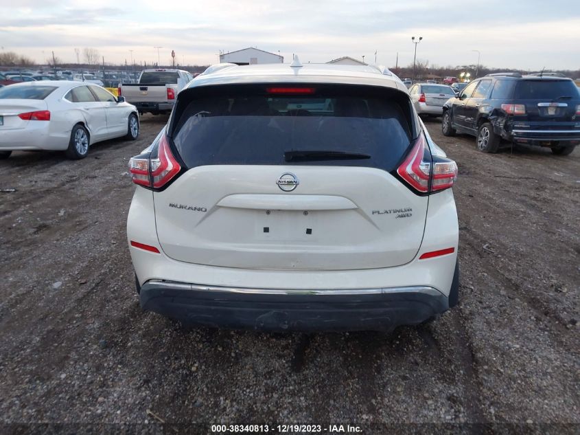 2016 NISSAN MURANO S/SL/SV/PLATINUM - 5N1AZ2MH9GN164555