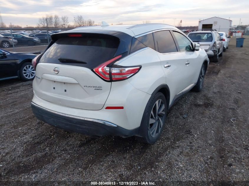 2016 NISSAN MURANO S/SL/SV/PLATINUM - 5N1AZ2MH9GN164555
