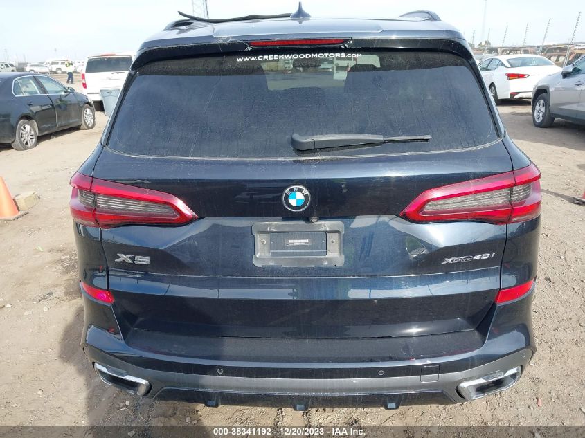 2019 BMW X5 XDRIVE40I - 5UXCR6C50KLL40147
