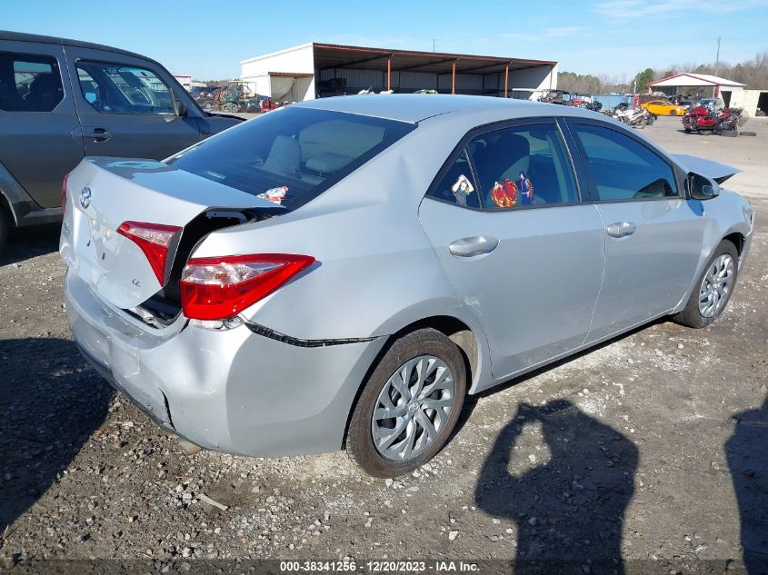 VIN 2T1BURHE4KC153541 2019 TOYOTA COROLLA LE