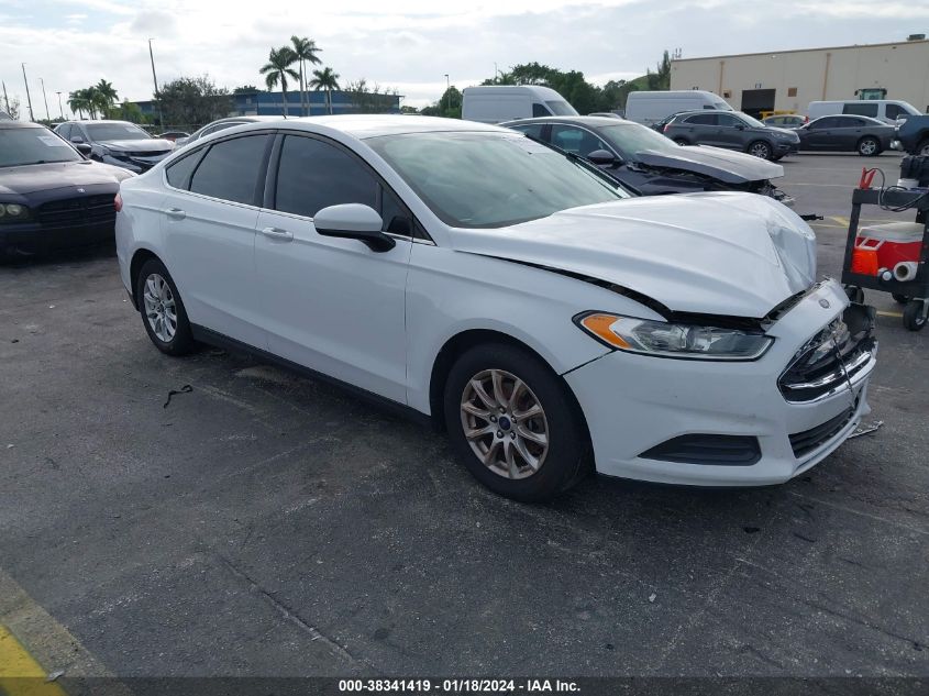 2016 FORD FUSION S - 3FA6P0G77GR337922