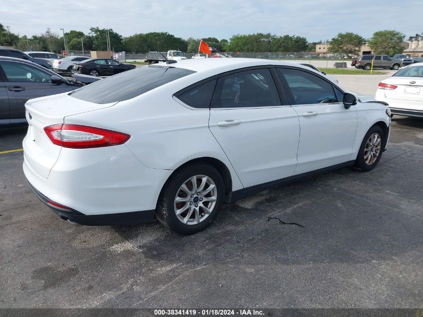 2016 FORD FUSION S - 3FA6P0G77GR337922
