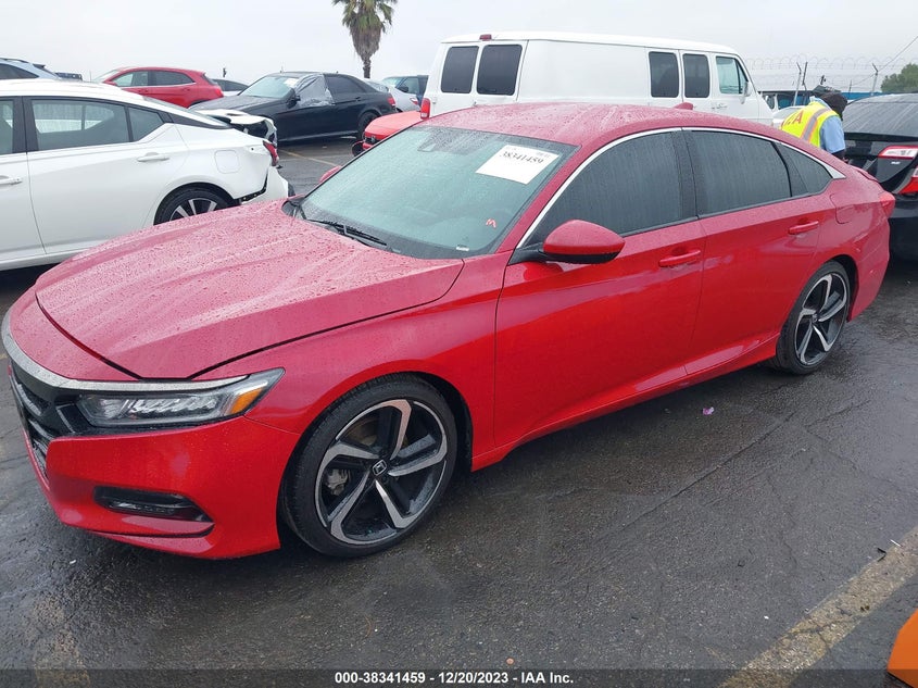 VIN 1HGCV1F32KA101173 2019 HONDA ACCORD SPORT