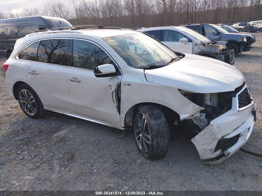 2017 ACURA MDX SPORT HYBRID ADVANCE PACKAGE 5FRYD7H70HB000948