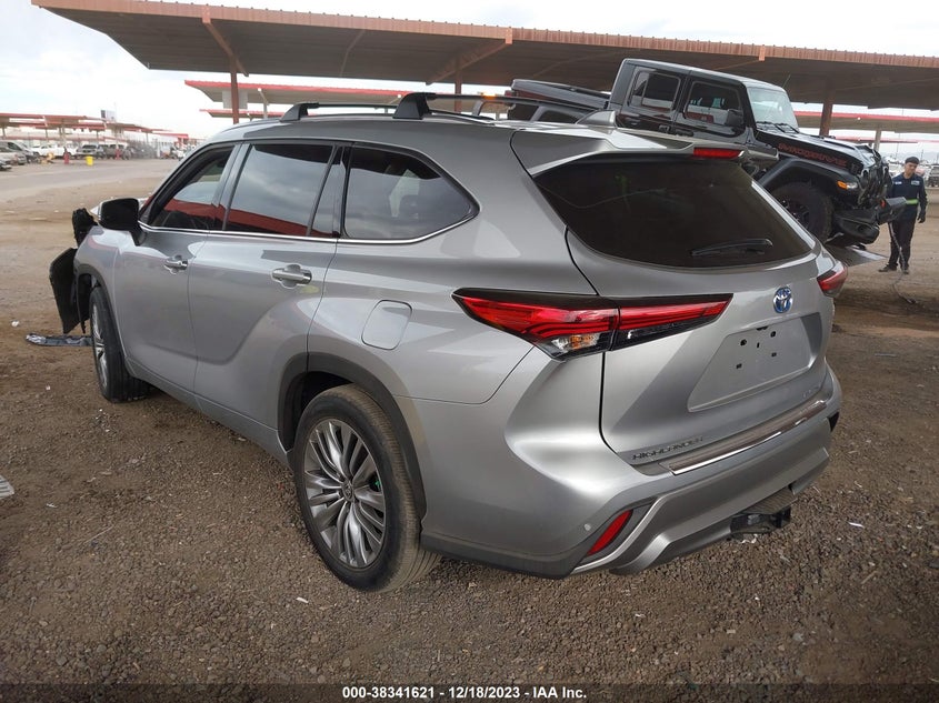 VIN 5TDFARAH2NS014034 2022 TOYOTA HIGHLANDER HYBRID PLATINUM