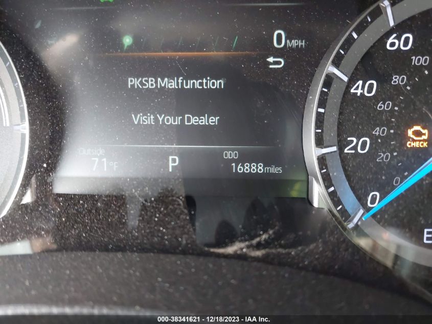 VIN 5TDFARAH2NS014034 2022 TOYOTA HIGHLANDER HYBRID PLATINUM