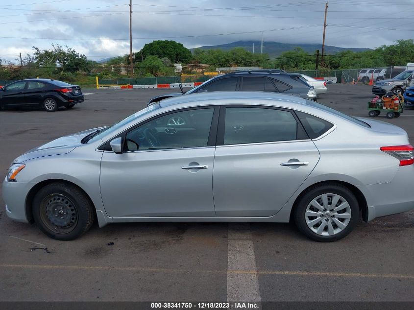 2013 NISSAN SENTRA S - 3N1AB7AP9DL636964