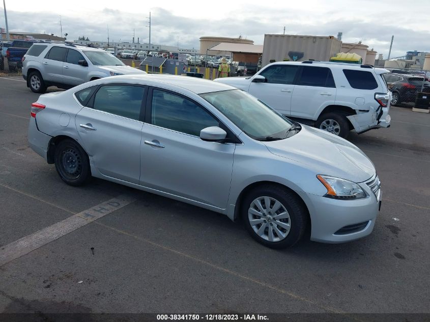 2013 NISSAN SENTRA S - 3N1AB7AP9DL636964