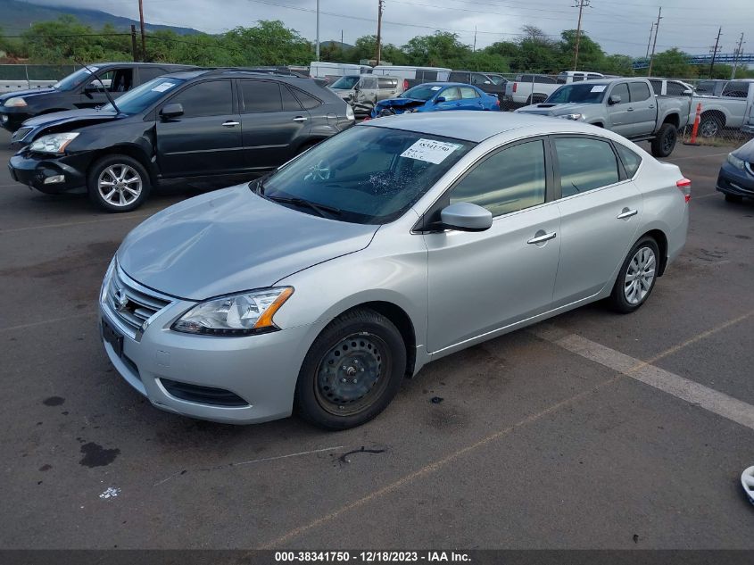 2013 NISSAN SENTRA S - 3N1AB7AP9DL636964