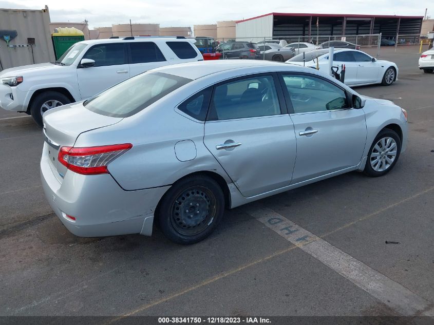 2013 NISSAN SENTRA S - 3N1AB7AP9DL636964