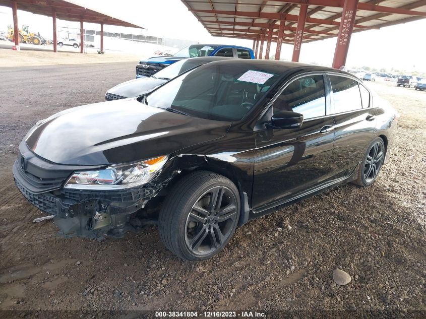 2017 HONDA ACCORD SPORT - 1HGCR2E52HA061621