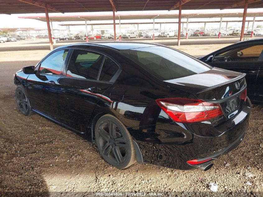 2017 HONDA ACCORD SPORT - 1HGCR2E52HA061621