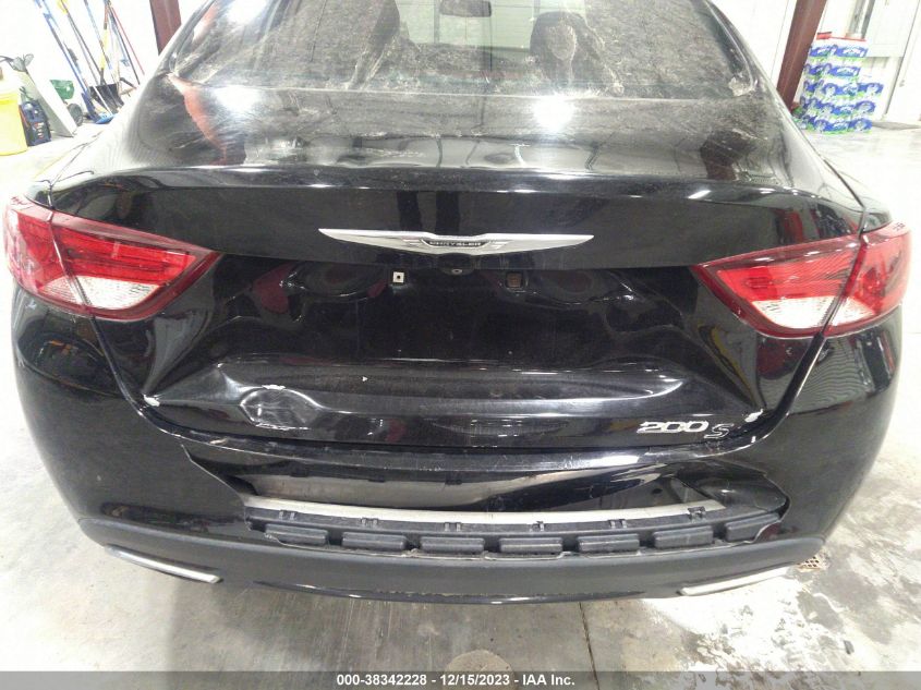 2015 CHRYSLER 200 S - 1C3CCCBGOFN689702