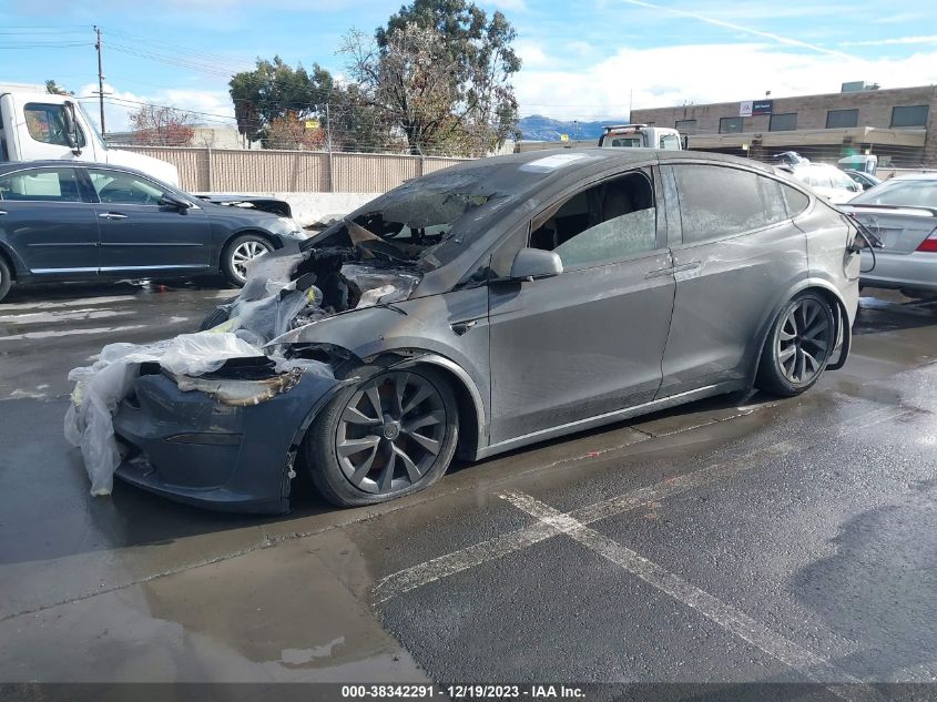 2022 TESLA MODEL X DUAL MOTOR ALL-WHEEL DRIVE - 7SAXCAE56NF361647