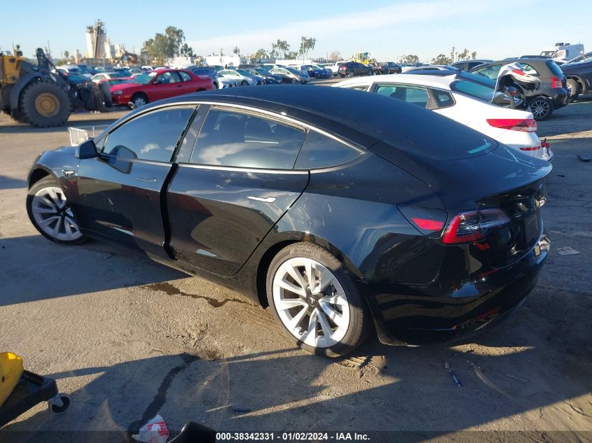 2022 TESLA MODEL 3 REAR-WHEEL DRIVE - 5YJ3E1EA9NF357725