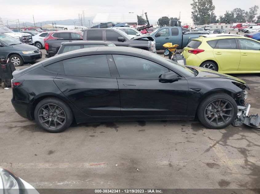 2021 TESLA MODEL 3 STANDARD RANGE PLUS REAR-WHEEL DRIVE - 5YJ3E1EA1MF922273