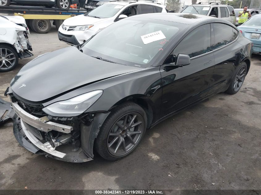 2021 TESLA MODEL 3 STANDARD RANGE PLUS REAR-WHEEL DRIVE - 5YJ3E1EA1MF922273