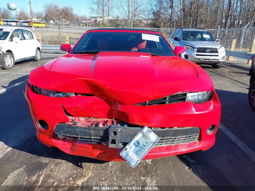 2015 CHEVROLET CAMARO 1LT - 2G1FD3D30F9182102