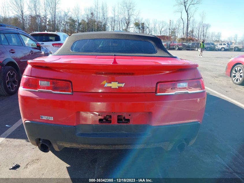 2015 CHEVROLET CAMARO 1LT - 2G1FD3D30F9182102