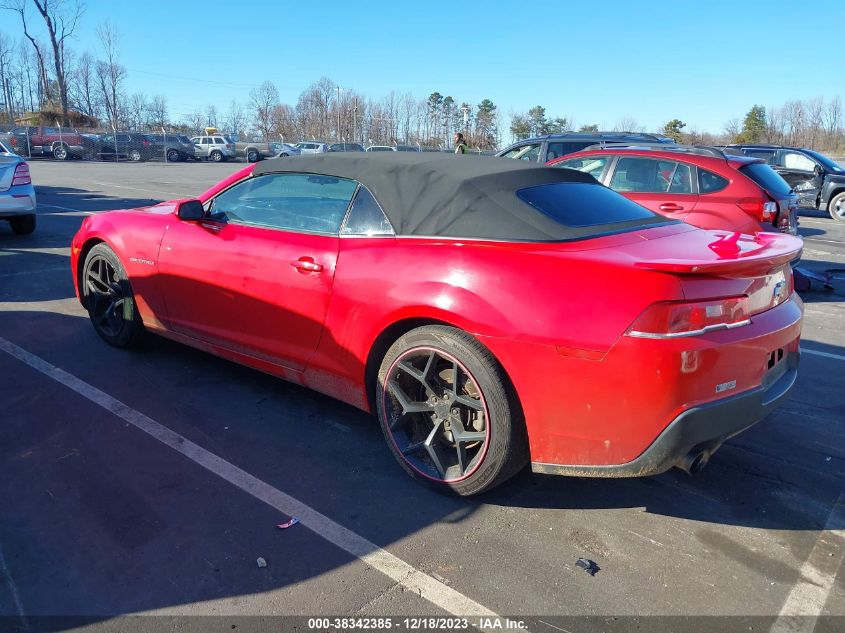 2015 CHEVROLET CAMARO 1LT - 2G1FD3D30F9182102