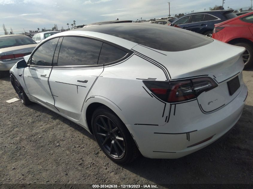 2022 TESLA MODEL 3 - 5YJ3E1EB3NF180842