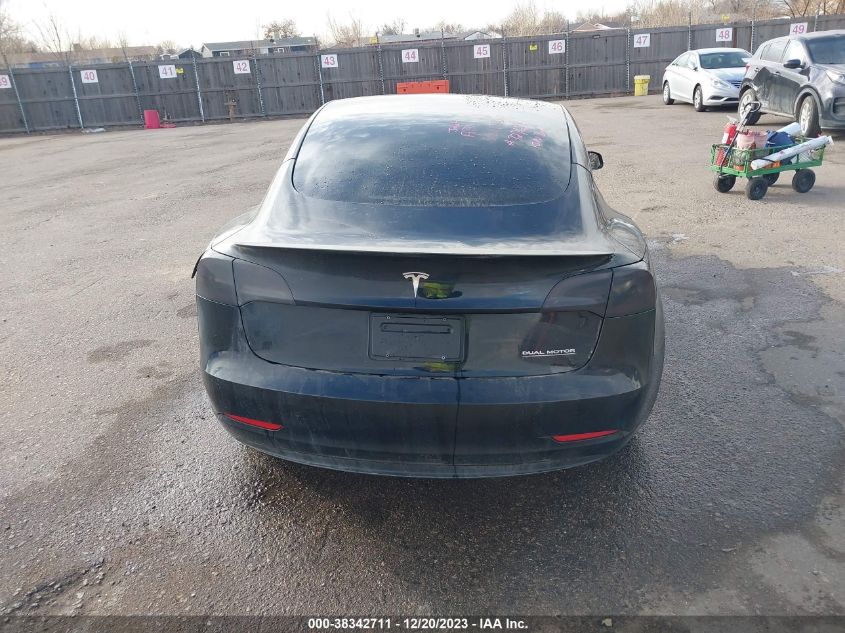 2022 TESLA MODEL 3 - 5YJ3E1EC9NF195967