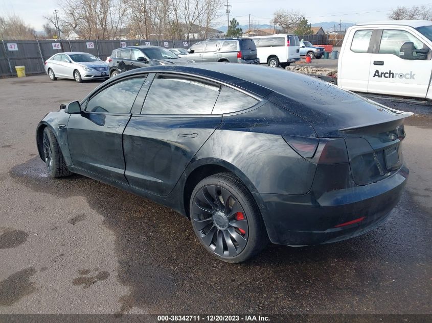 2022 TESLA MODEL 3 - 5YJ3E1EC9NF195967
