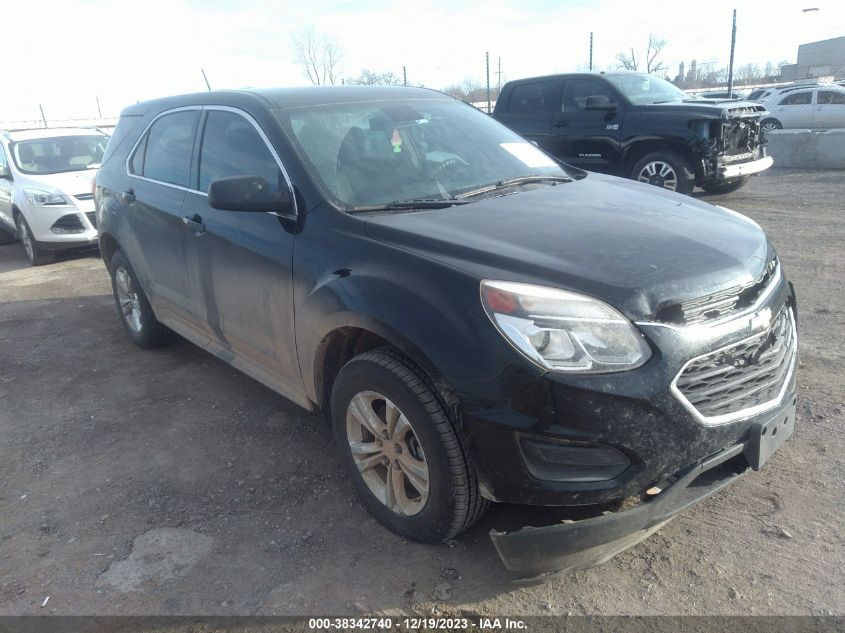 2016 CHEVROLET EQUINOX LS - 2GNALBEK5G6244821