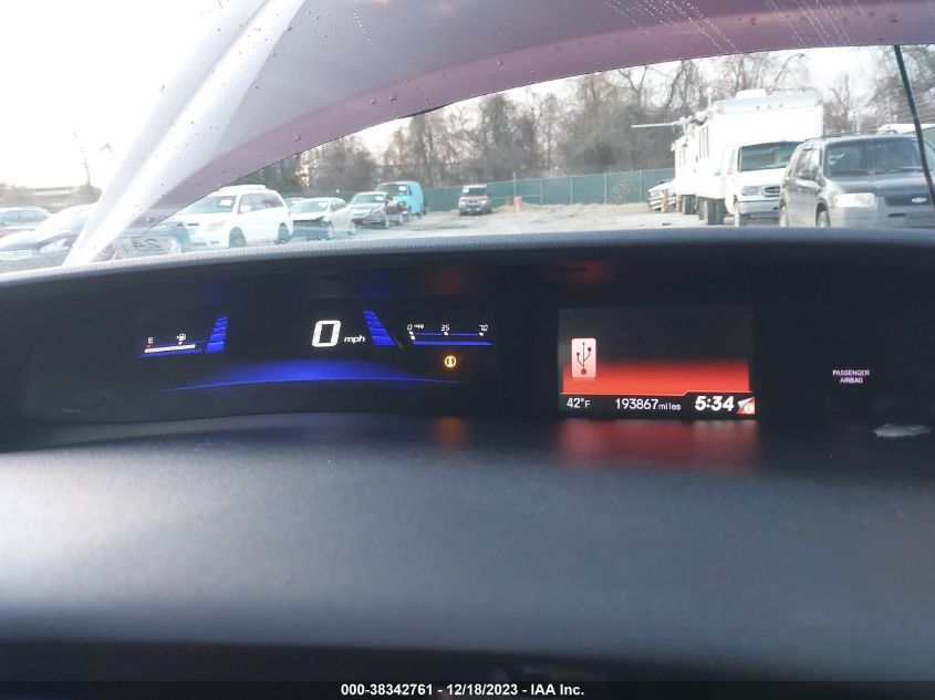 2014 HONDA CIVIC EX-L - 19XFB2F91EE233390