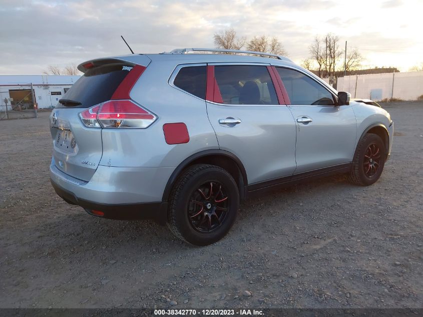 2015 NISSAN ROGUE SV - KNMAT2MV1FP547033