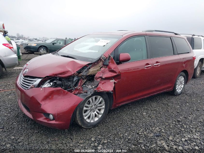 2016 TOYOTA SIENNA XLE/LIMITED - 5TDYK3DCXGS707116