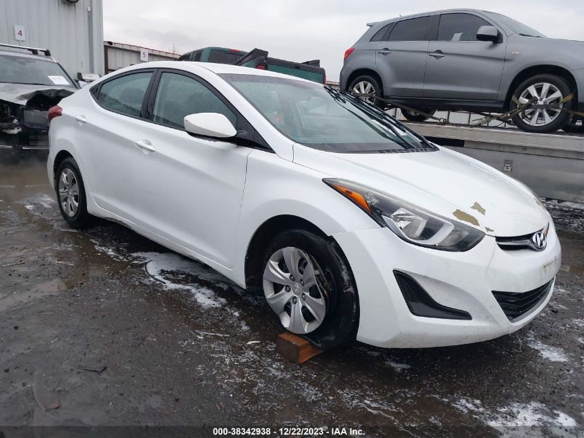 VIN 5NPDH4AE1GH726314 2016 HYUNDAI ELANTRA no.1