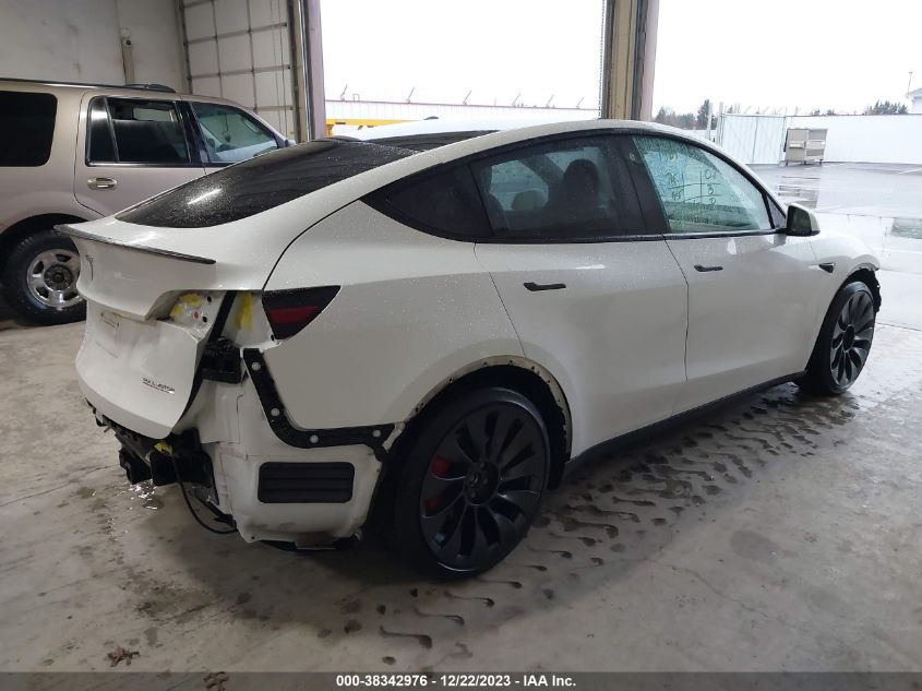 2022 TESLA MODEL Y PERFORMANCE DUAL MOTOR ALL-WHEEL DRIVE - 7SAYGDEF2NF484350