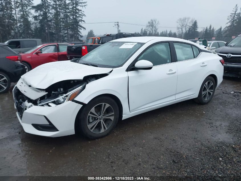 2022 NISSAN SENTRA SV XTRONIC CVT - 3N1AB8CV0NY247300