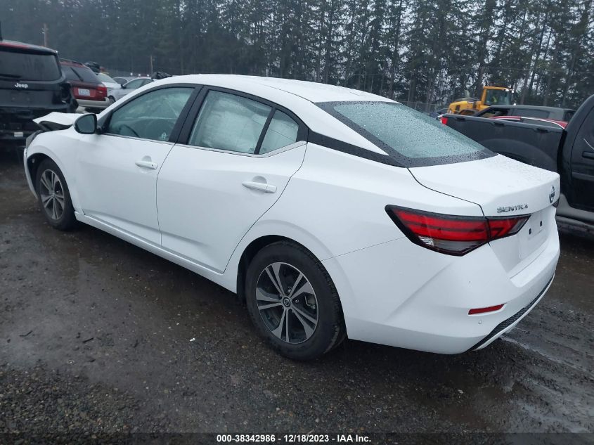 2022 NISSAN SENTRA SV XTRONIC CVT - 3N1AB8CV0NY247300