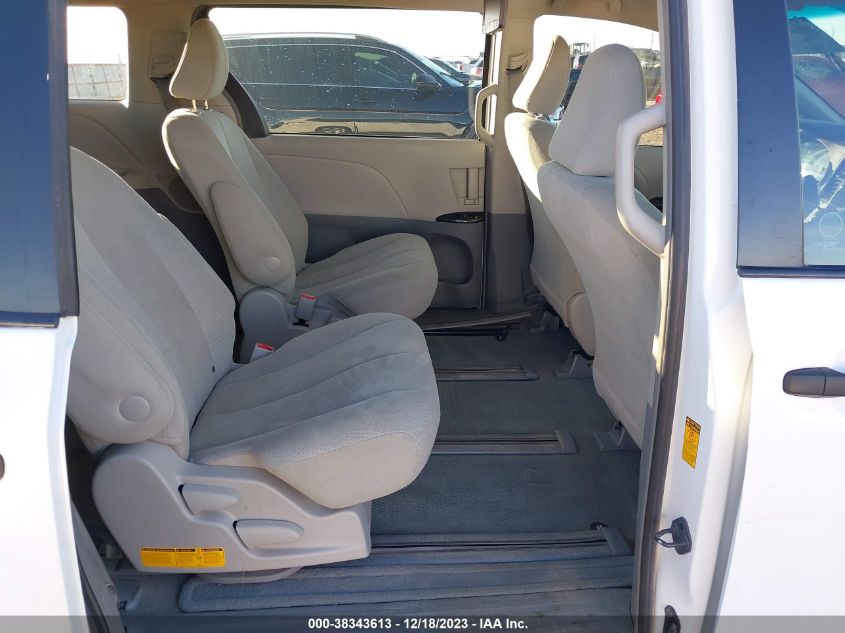 2013 TOYOTA SIENNA L V6 7 PASSENGER - 5TDZK3DC5DS391561