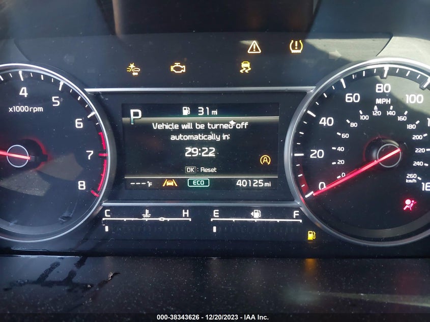 VIN 5XYRL4LC8PG166850 2023 KIA SORENTO S