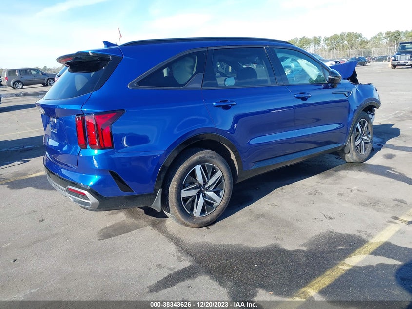 VIN 5XYRL4LC8PG166850 2023 KIA SORENTO S