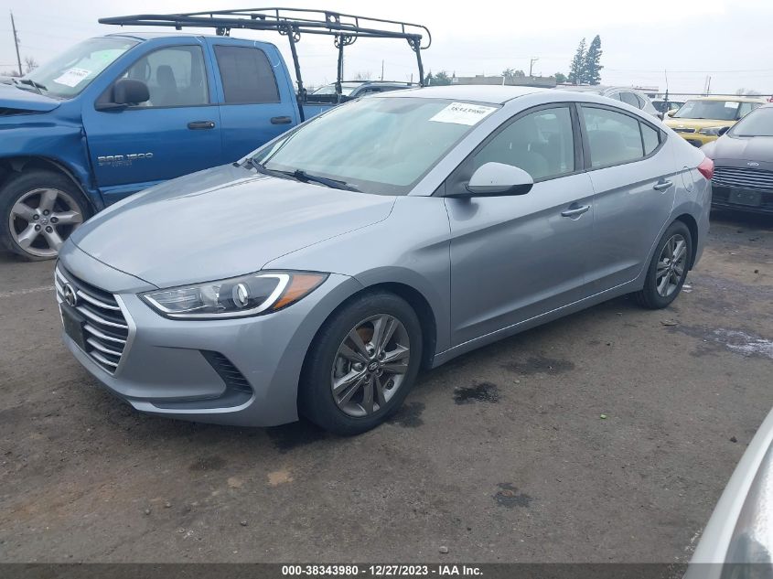 VIN 5NPD84LF3HH014944 2017 HYUNDAI ELANTRA SE
