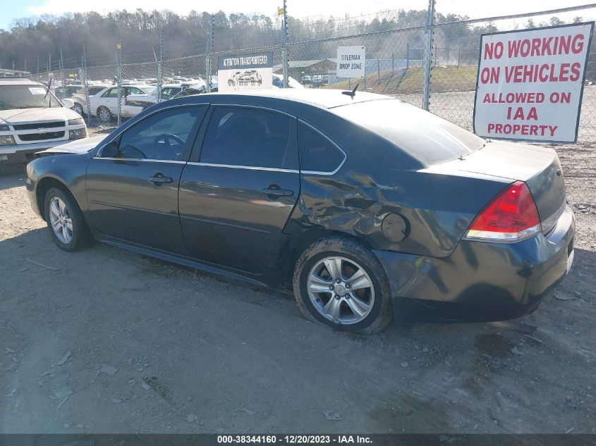 2013 CHEVROLET IMPALA LS - 2G1WF5E3XD1139922