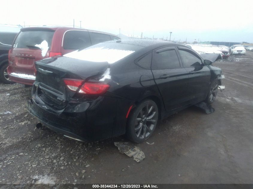2016 CHRYSLER 200 S - 1C3CCCBB8GN124474