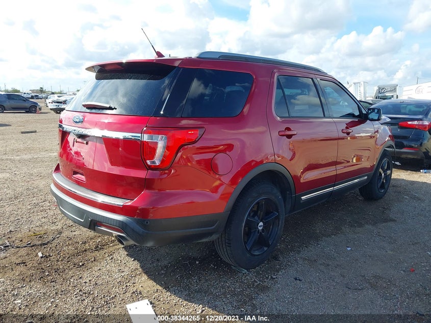 VIN 1FM5K7D87JGC84899 2018 FORD EXPLORER XLT