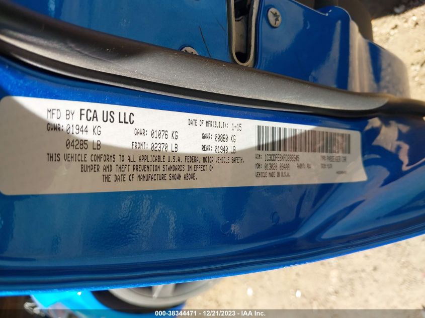 2015 DODGE DART GT - 1C3CDFEBXFD286945