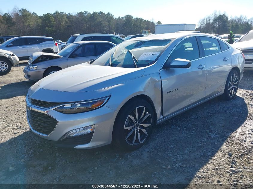 VIN 1G1ZG5ST7MF016862 2021 CHEVROLET MALIBU RS