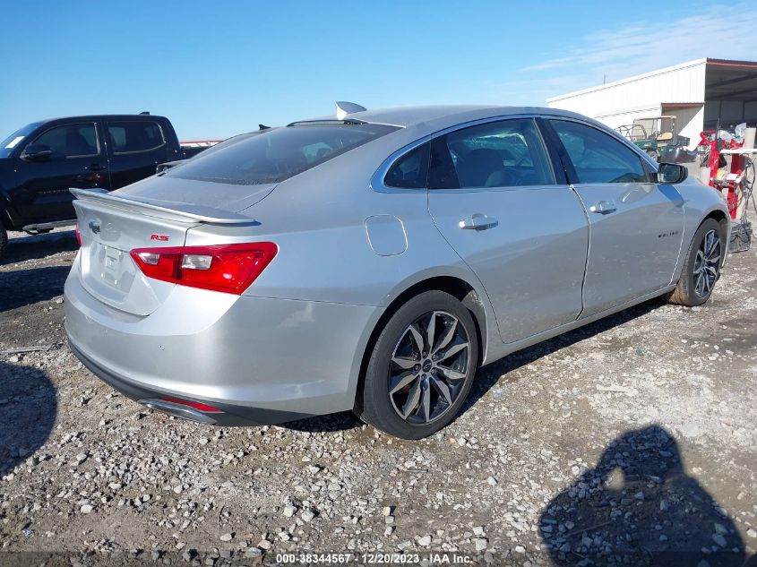 VIN 1G1ZG5ST7MF016862 2021 CHEVROLET MALIBU RS