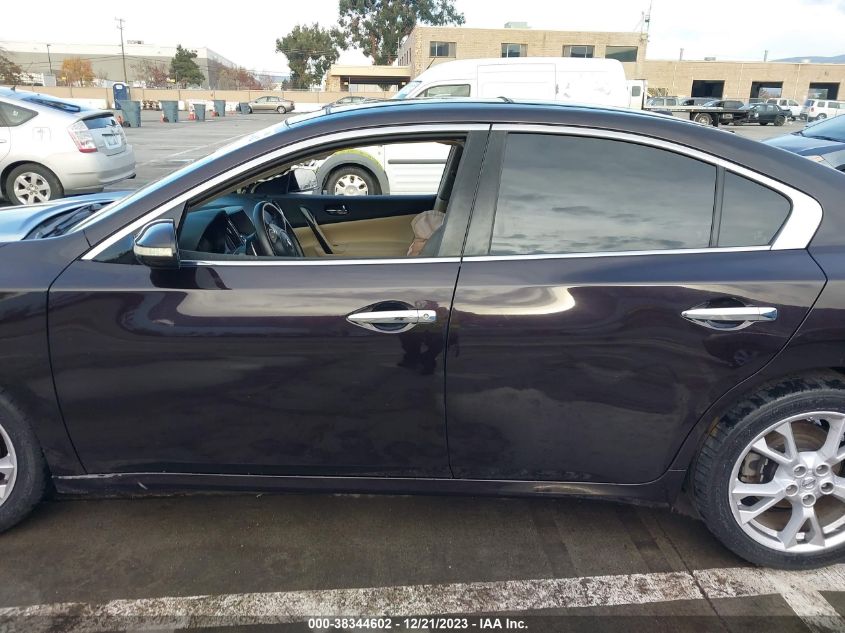2014 NISSAN MAXIMA 3.5 S/3.5 SV - 1N4AA5APXEC475399