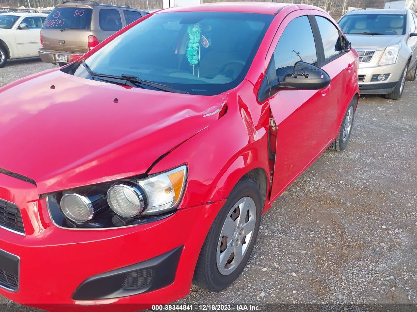 2015 CHEVROLET SONIC LS AUTO - 1G1JA5SHXF4219124