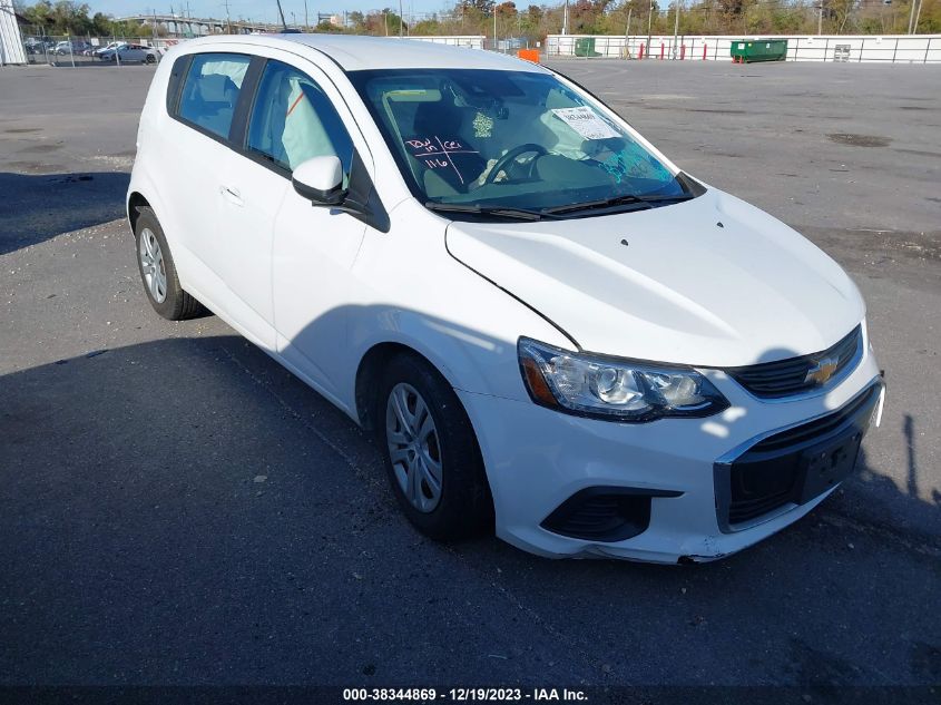 1G1JG6SB9L4112853 CHEVROLET SONIC FWD  1FL 5-DOOR 2020