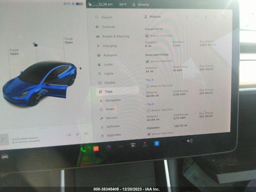 2020 TESLA MODEL 3 - 5YJ3E1EA0LF736822