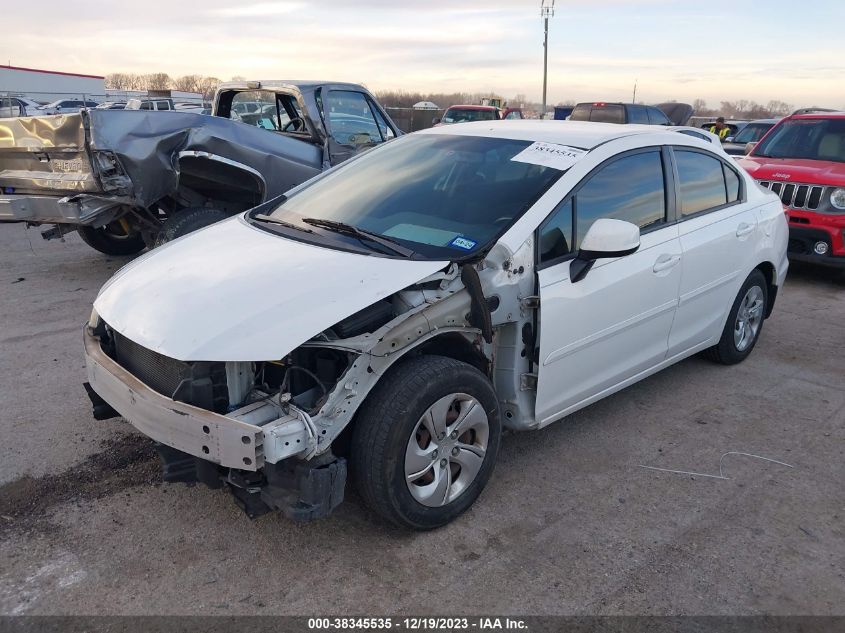 2013 HONDA CIVIC LX - 2HGFB2F58DH576571